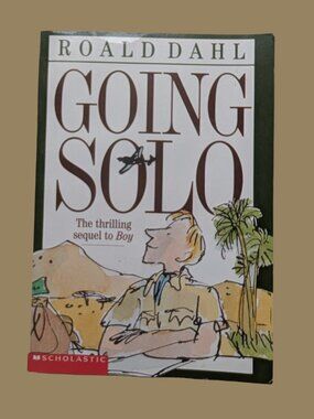 5/$20 Going Solo by Roald Dahl Vintage 1999 Scholastic Edition